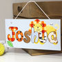 Personalised Jungle Lion Canvas Sign, thumbnail 6 of 12