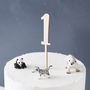 Birthday Age Wooden Cake Topper, thumbnail 5 of 9