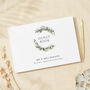 Winter Botanical Linen Wedding Guest Book, thumbnail 1 of 4