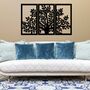 Three Panel Wooden Tree Wall Art, Home Or Office Decor, thumbnail 4 of 9