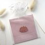 Lotus Flower Pink Or White Unalome Enamel Pin, thumbnail 12 of 12