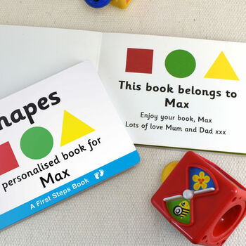 First Steps Shapes Personalised Board Book, 2 of 7