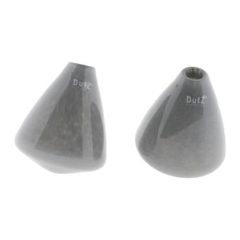 Tumbling Vase H12 D10 Cm Grey, 5 of 6