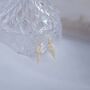 Monaco D’or Ivory Gold Centi Ice Cream Mini Drop Gift Earrings, thumbnail 3 of 4