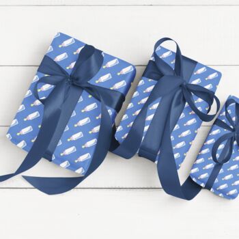 Adorable Baby Bottle Gift Wrapping Paper – Luxury And Sustainability Combined, 2 of 11