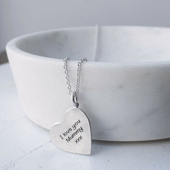 Personalised Silver Handprint And Footprint Necklace, 5 of 6