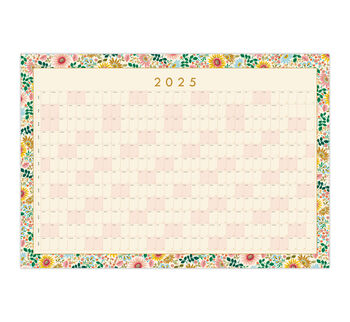 2025 Bright Flower Large Landscape Wall Planner, 3 of 4