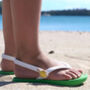 Discoverers Kids Turtle Clips Flip Flops, thumbnail 1 of 7