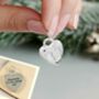 Baby Footsteps Solid Silver Personalised Charm, thumbnail 3 of 7