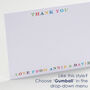 Personalised Classic Thank You Cards, thumbnail 2 of 12