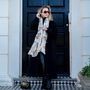 Leopards Print Scarf In Personalised Gift Box, thumbnail 7 of 10