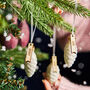 Personalised Glass Pine Cone Christmas Decoration, thumbnail 4 of 4