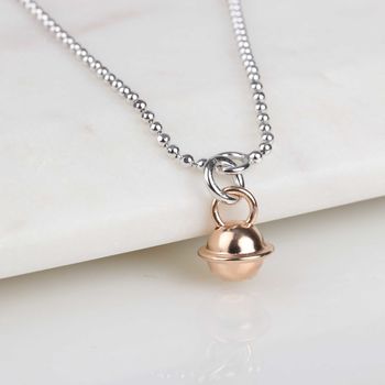 Rose Gold Charm And Solid Silver Anklet, 2 of 5