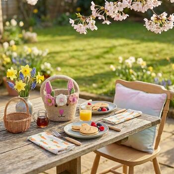 Handmade Felt Eggcellet Easter Buckets Decoration, 5 of 7