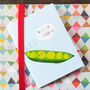Mini Blue Peas Card, thumbnail 1 of 3