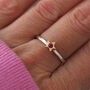 Star Birthstone Ring, thumbnail 10 of 12