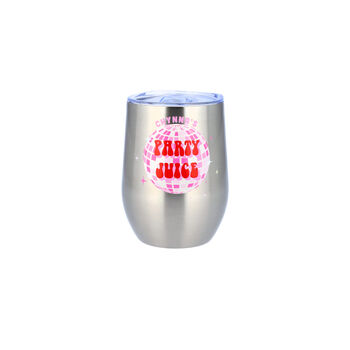 Party Time Disco Personalised Metal Thermos Tumbler, 2 of 5