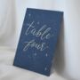 Personalised Celestial Wedding Table Number Name Card, thumbnail 5 of 5
