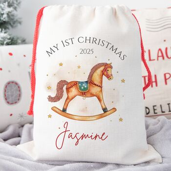 Rocking Horse Christmas Sack, 2 of 3