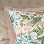 Pink Strawberry Thief William Morris 18' Cushion Cover, thumbnail 4 of 7