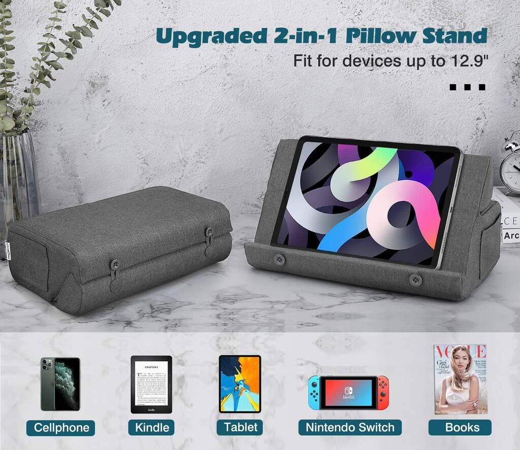 Original Foldable Tablet Pillow Holder Stand 