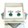 Malachite Cufflinks, thumbnail 4 of 4