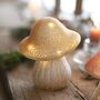 Medium Neutral Glass Mushroom Light, thumbnail 1 of 5