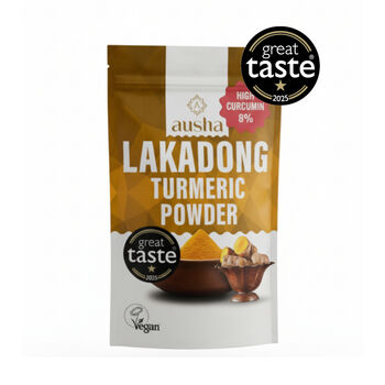 Ausha Lakadong Turmeric Powder 200g Great Taste Award 2025 High Curcumin, 2 of 9