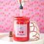 Cherry Jam Jar Oil Burner And Wax Warmer, thumbnail 1 of 4