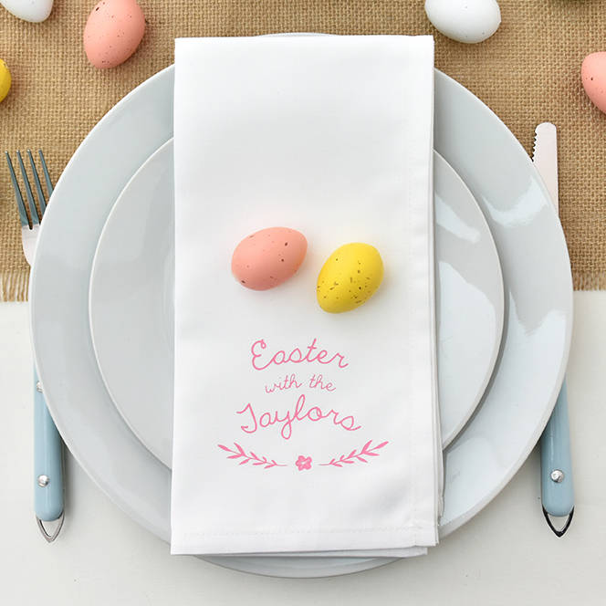 easter personalised easter with the . . . napkins by ellie ellie ...