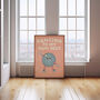 Dancing To My Own Beat Wall Print | Cream And Peach, thumbnail 1 of 3