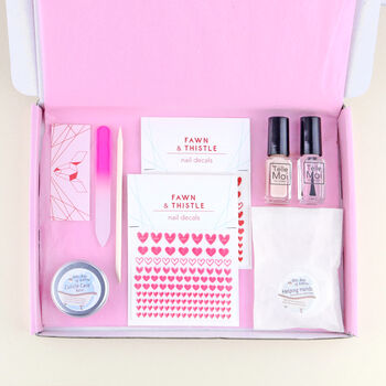 Love Hearts Nail Art Letterbox Gift Kit, 2 of 6