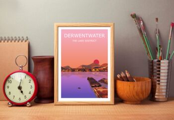 Derwentwater Lake District Art Print, 4 of 4