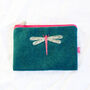 Embroidered Dragonfly Purse, thumbnail 3 of 6