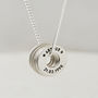 Personalised Sterling Silver Story Necklace, thumbnail 3 of 7