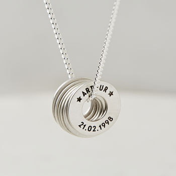 Personalised Sterling Silver Story Necklace, 3 of 7