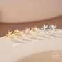 Sterling Silver Very Tiny Flying Fish Stud Earrings, thumbnail 3 of 12