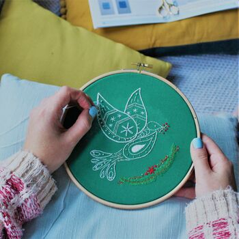 Christmas Dove Embroidery Kit, 2 of 5