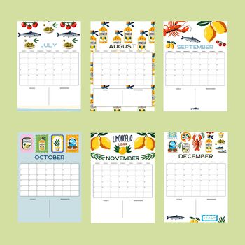 2026 Amalfi Coast Italy Calendar, 4 of 4