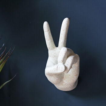 Peace Hand Wall Ornament Or Hook, 4 of 7