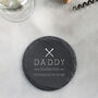 Personalised 'Tee Riffic' Golf Pun Slate Coaster, thumbnail 2 of 10
