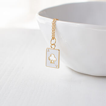 Ace Of Clubs Necklace, 2 of 6