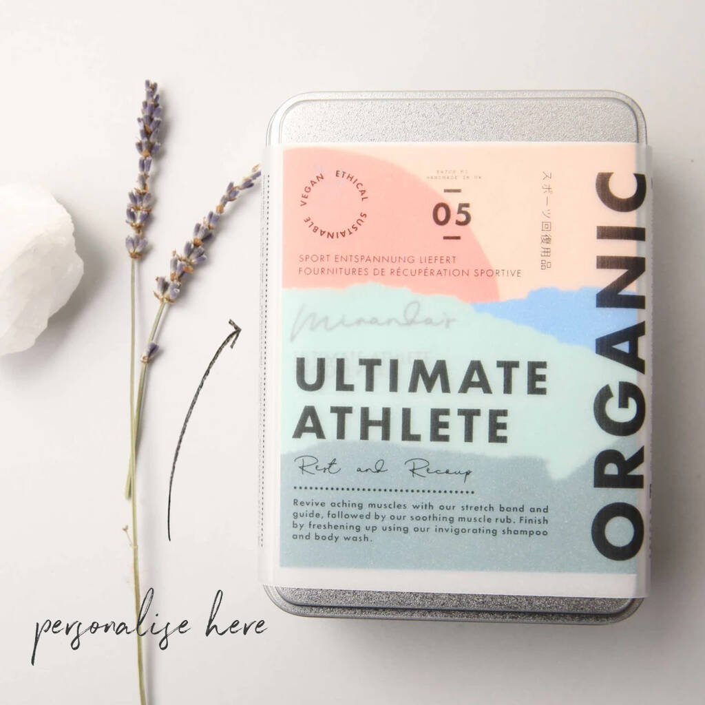 Personalised Ultimate Athlete Letterbox Recovery Kit By Made and Sent