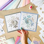 Let It Snow Card Making Kit | Iris Folding, thumbnail 2 of 6