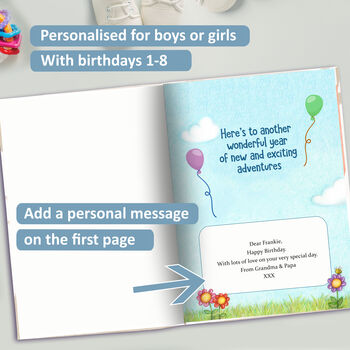 A Happy Birthday Personalised Story Book For Boys And Girls, 4 of 12