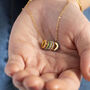 Family Birthstone Rings Necklace, thumbnail 8 of 12