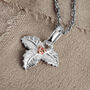 Personalised Sterling Silver December Holly Birth Flower Necklace, thumbnail 1 of 9