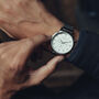 Mens Steel Personalized Gift Watch Free Engraving, thumbnail 1 of 8
