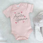 I Love My Auntie Personalised Babygrow, thumbnail 1 of 4