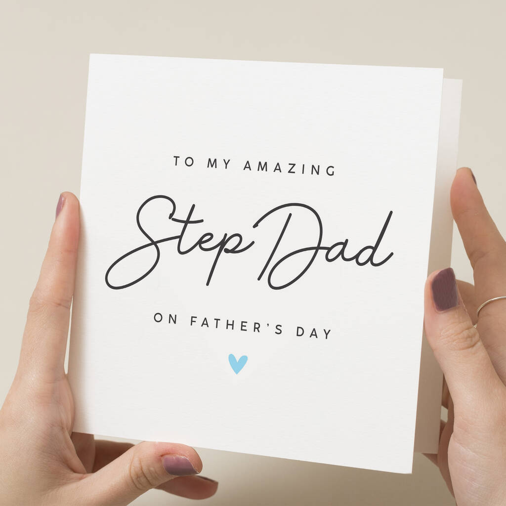 Fathers Day Card To Step Dad By Twist Stationery